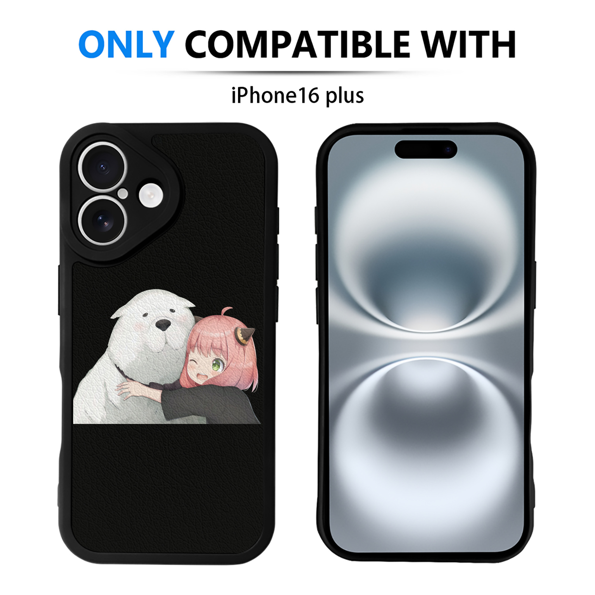 （画像用） SPY×FAMILY间谍家家酒 【iPhone 16シリーズ対応】シリコンスマホケース（レザー調） 材質：シリコン